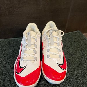 Red Men's Size M 12.5 (W 13.5) Adult Nike Low Top Metal Nike alpha huarache elite 4 (New)