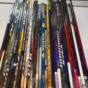 x50 pieces - 48”+ Broken Hockey Sticks
