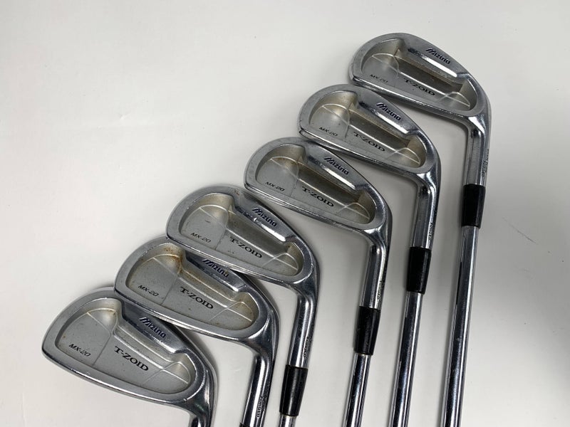 Mizuno MX 20 Iron Set 4-9 True Temper Dynamic Gold S300 Stiff +1'' RH