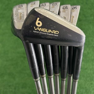 Mizuno Vanguard Black Hybrid Zirconia Iron Set 4-P / Arcflow Regular Graphite
