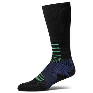 Eurosock Reevolution Crew Cut Socks Unisex Medium Black Ski Compression PLW287