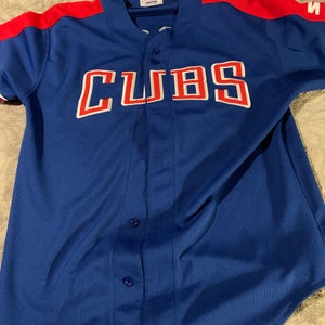 (Used) Chicago Cubs Wood # 34 Baseball Jersey