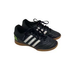 Used Adidas Soccer Indoor Shoes Black Youth 13.5 11347-S000242536