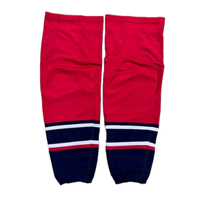 Adidas Sock - New NHL Pro Stock Hockey Sock - (Red/Blue/White) - (XL+)