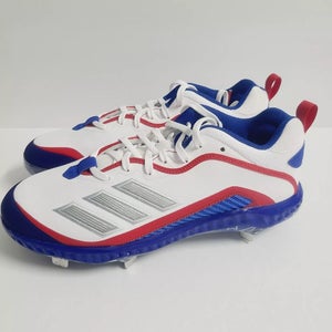 Adidas Icon 6 Bounce USA All Star Game Baseball Cleats GZ0452 Size 9.5 White Blu