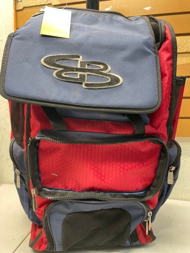 Used BoomBah WHEELED BAT BAG Baseball and Softball Equipment Bags 11835-S000178518