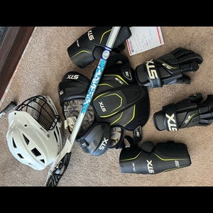 Lacrosse equipment. Full set up. Meets NOCSAE standards