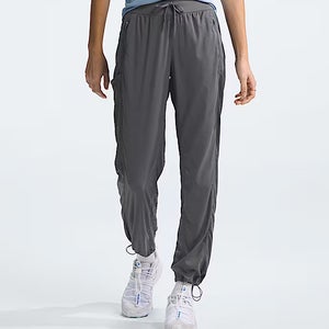 The North Face Aphrodite Motion Pant Women Large Gray Drawstring Waistband PLW74