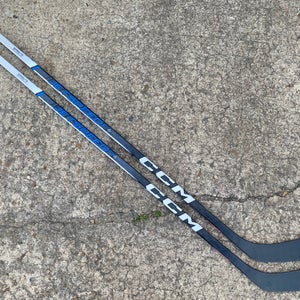 2 pack CCM JetSpeed FT6 PRO Pro Stock Hockey Stick Grip 90 Flex P90T Left 35527
