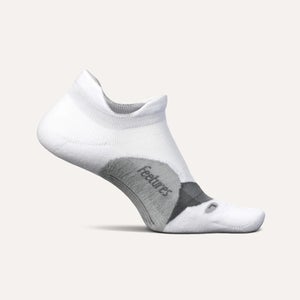 Feetures Elite Light Cushion E5030158 Unisex Large White No Show Tab Sock PLW63