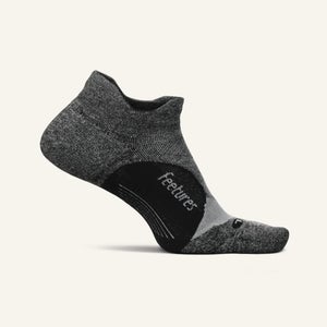 Feetures Elite Light Cushion E5030160 Unisex Large Gray No Show Tab Socks PLW59