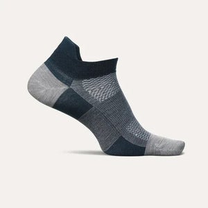 Feetures High Performance Ultra Light Unisex XL French Navy No Show Socks PLW76
