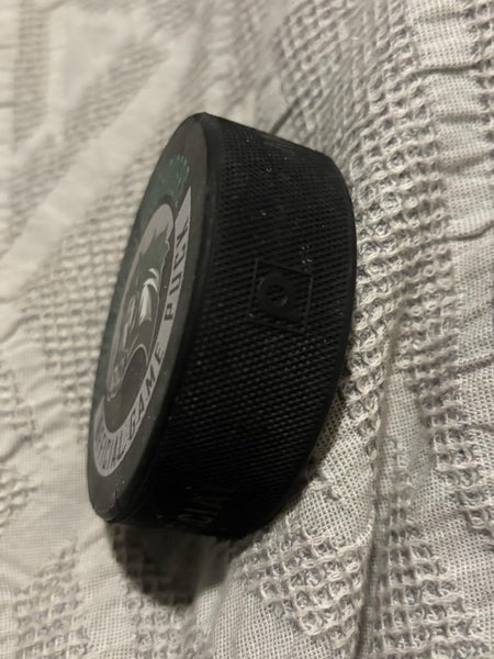 Cedar Rapids Roughriders USHL Game Used Hockey Puck