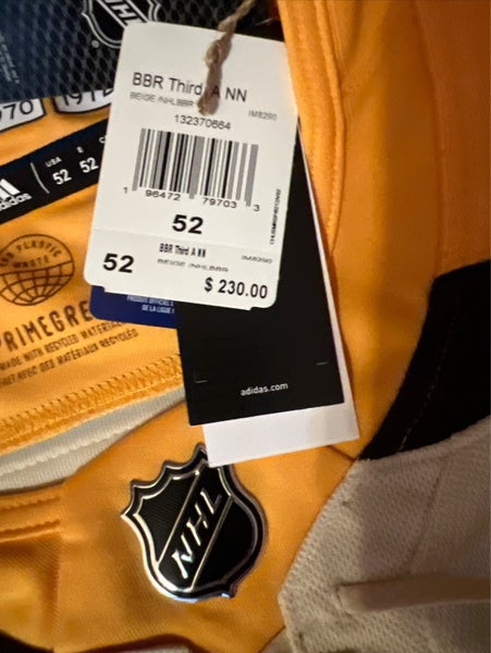 $230 Adidas Bergeron Boston Bruins Alternate 100th Anniversary Jersey Size 52 Large