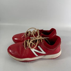 Used New Balance RED TURFS Junior 04.5 Baseball and Softball Cleats 11834-S000025134