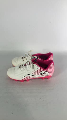 Used Lotto Soccer Cleats White Youth 12.0 11834-s000026234