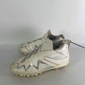 Used Adidas Jr FB Cleats White Junior 03 11834-S000026350