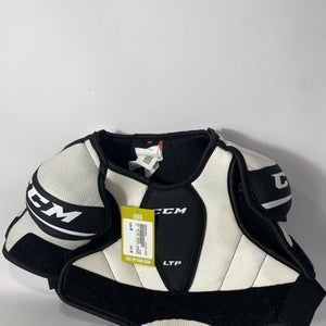 Used CCC CCM WHT HOCKEY SHOULDERPADS MD Hockey Shoulder Pads 11834-S000012831