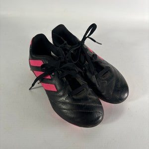 Used Adidas PNK/BLK CLEAT Youth 13.0 Baseball and Softball Cleats 11834-S000024713
