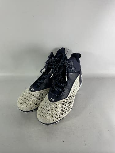 Used Under Armour Adult FB Cleats White Senior 12 11834-S000028156