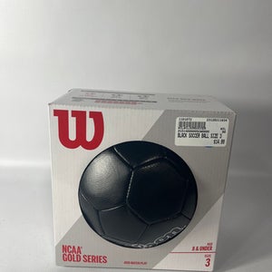 New BLACK SOCCER BALL SIZE 3 11834-WILWILSONSOCCER