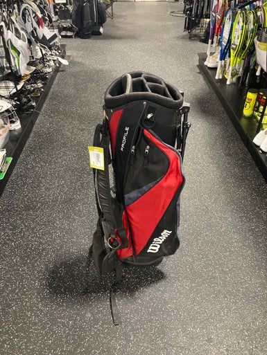 Used Wilson BLK/RED STAND BAG Golf Stand Bags 11834-S000025690