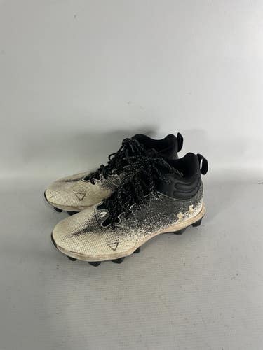 Used Under Armour Bb Cleat Bb Sb Cleats White Junior 04.5 11834-s000027752