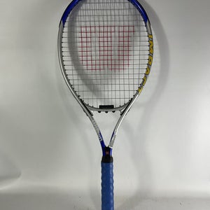 Used Wilson US OPEN Adult Tennis Racquet Navy Blue 3 3/8" 11834-S000027873