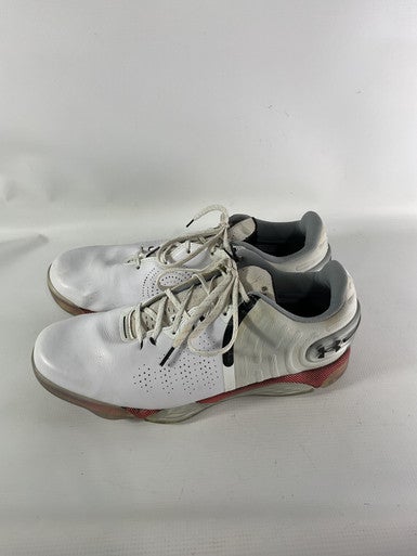 Used Under Armour Mens Golf Shoes White Senior 12 11834-S000030206