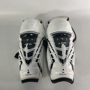 Used CCM LTP Junior Shin Guards White 8" 11834-S000030301