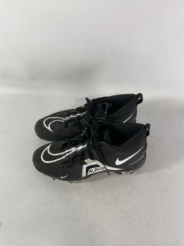 Used Nike ALPHA FAST FLEX BB/SB Cleats Black Junior 04 11834-S000028970