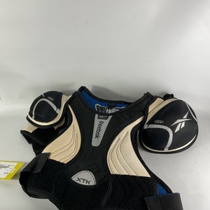 Used Reebok XTK Intermediate Shin Guards White 11" 11834-S000031194