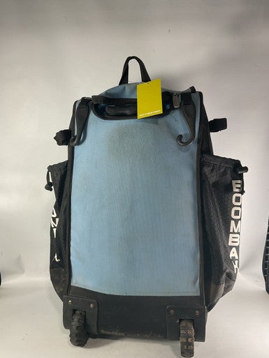 Used BoomBah BLUE ROLLED BAG BB/SB Player Wheeled Bag Carolina Blue 11834-S000031320