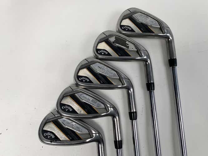 Callaway Mavrik Max Iron Set 5-9 2* Flat KBS Max 80g Regular Steel Mens RH