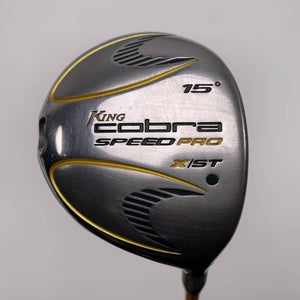 Cobra Speed Pro 3 Fairway Wood 15* Fujikura Speeder Pro X-Stiff Graphite Mens RH