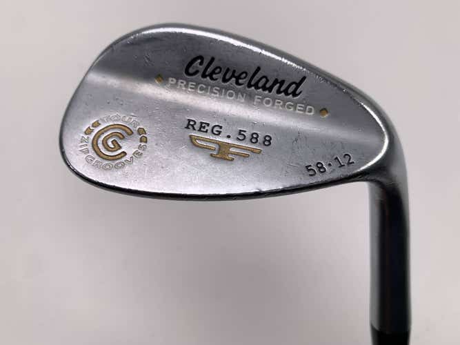 Cleveland 588 Chrome 2012 Lob Wedge LW 58* 12 Bounce Tour Concept Wedge Steel RH