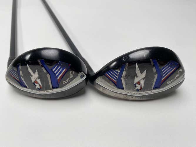 Callaway XR 4 & 5 Hybrid Set 22* 25* Project X San Diego 4.5 55g Senior RH