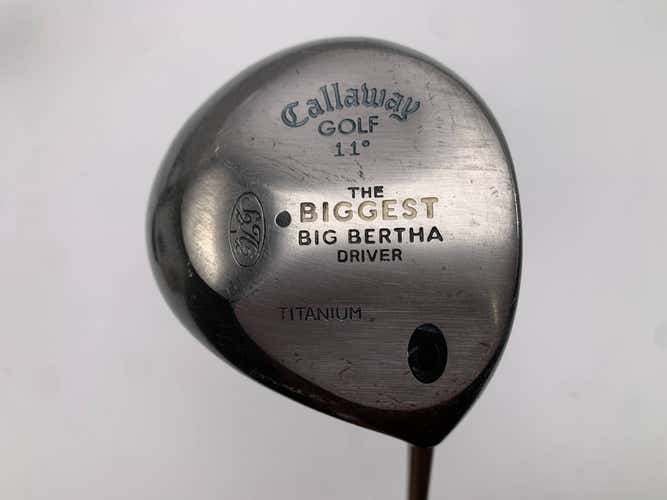 Callaway Biggest Big Bertha Driver 11* Grafalloy AttackLite Ladies RH