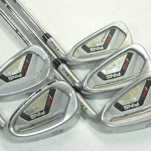 Ping i25 7-W,UW Iron Set Green Dot Right Stiff Flex CFS Steel # 183355