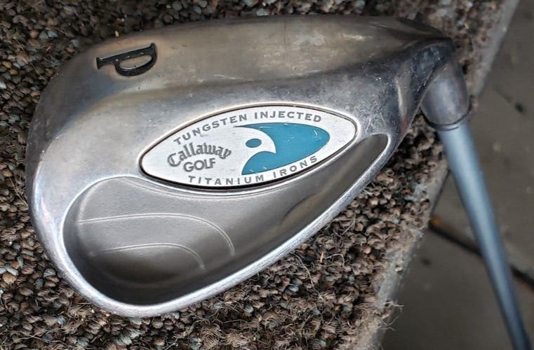 35.5 IN CALLAWAY TITANIUM PW IRON TUNGSTEN INJECTED CAVITY BACK W NEW GRIP 0325