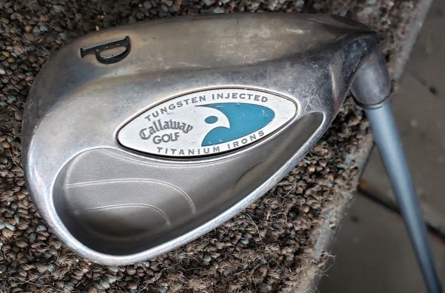 35.5 IN CALLAWAY TITANIUM PW IRON TUNGSTEN INJECTED CAVITY BACK W NEW GRIP 0325