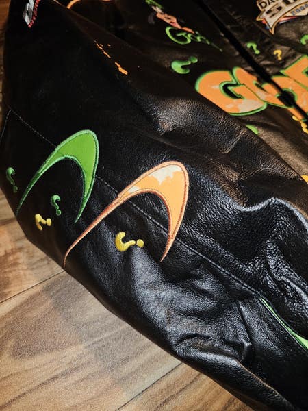 NEW Rare Vintage JH Design Disney Goofy Nascar Daytona 500 Leather
