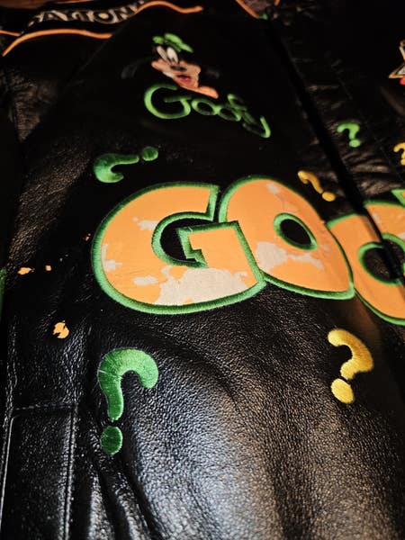 NEW Rare Vintage JH Design Disney Goofy Nascar Daytona 500 Leather