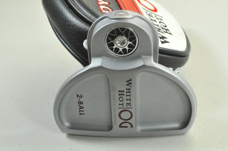 Odyssey White Hot OG 2-Ball 35" Putter Right Steel with Head Cover # 191457
