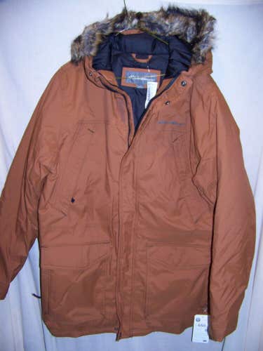 Eddie Bauer Ridgeline Down Coat Parka, Men's Large NWT