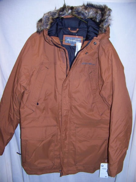 Eddie Bauer Ridgeline Down Coat Parka, Men's Large NWT