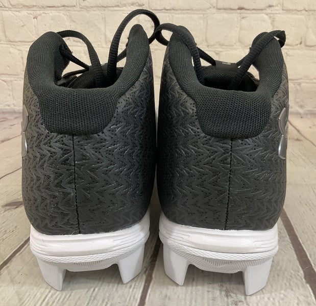 Under Armour Spotlight Fran RM 4.0 WD Football Cleats Black White US 12 Wide