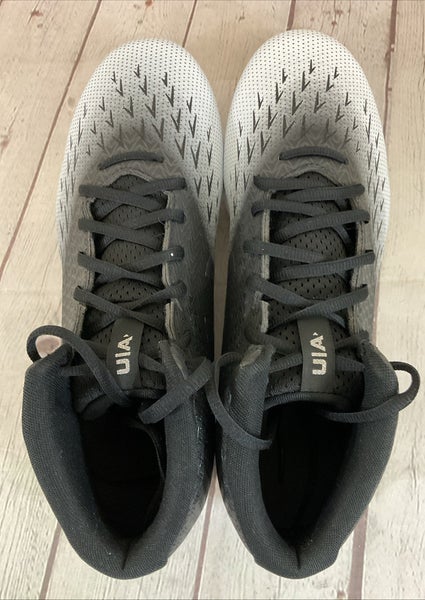 Under Armour Spotlight Fran RM 4.0 WD Football Cleats Black White US 12 Wide