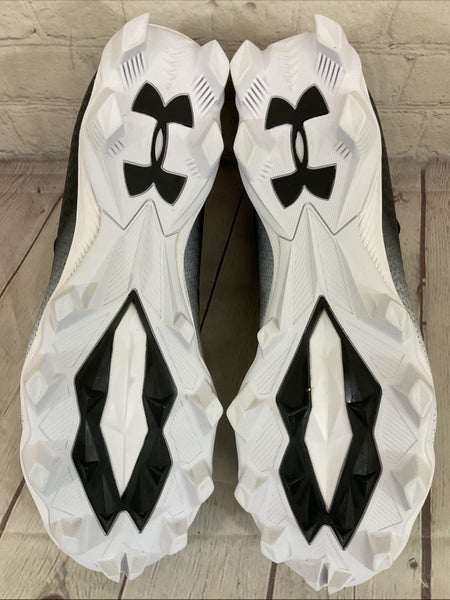 Under Armour Spotlight Fran RM 4.0 WD Football Cleats Black White US 12 Wide