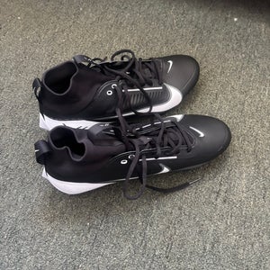 Black Men's Size M 12.0 (W 13.0) Adult Nike Mid Top Vapor (New)